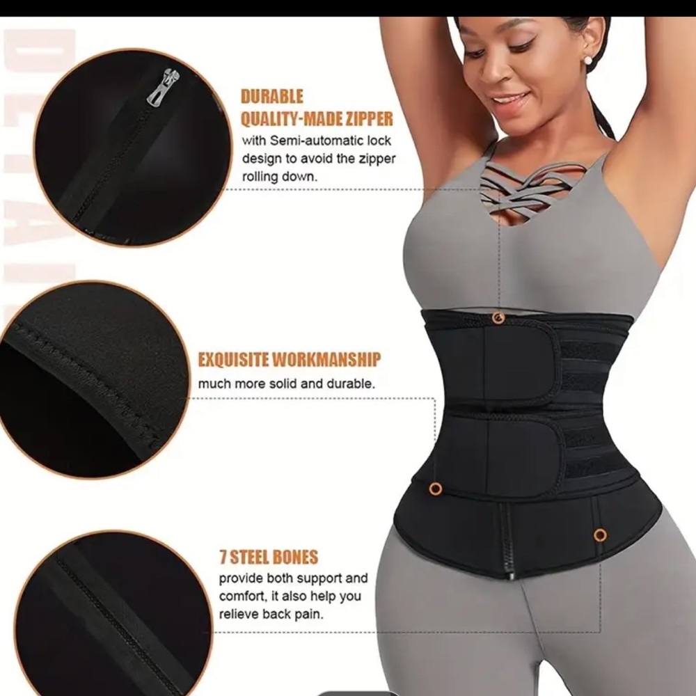 NEW  1 Piece Adjustable Waist Shaping Belt For Weight Loss and Lumber Support